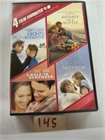 4 Film Nicholas Sparks Dvd Set