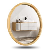 JIYUERLTD Wall Mirror, Round Mirror, Decorative Wo