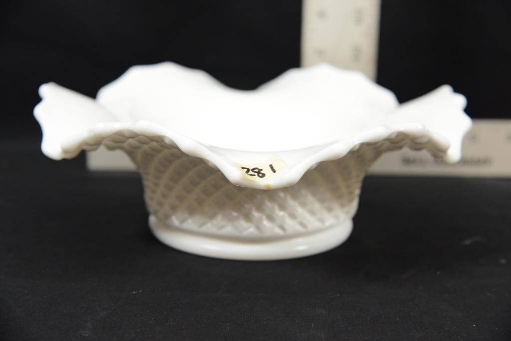 WESTMORELAND MILK GLASS BOWL