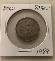 1984 MEXICO COIN