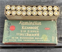 .219 Zipper 20 rounds Ammo