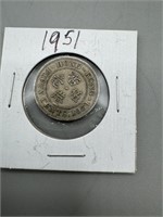1951 Silver Foreign Coin