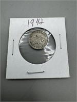 1942 Silver Foreign Coin