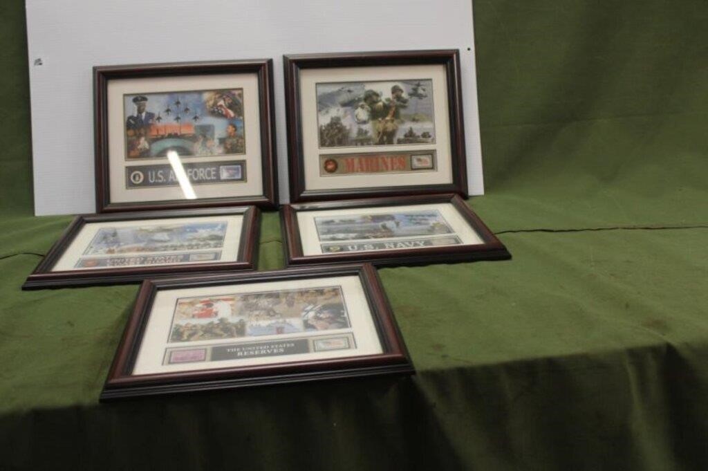 Armed Forces Commemorative Prints & Stamps Approx