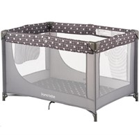 $50 Pamo Babe Portable Crib Baby Playpen +Mattress