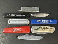 Advertising Knives (JA Riggs Tractor, Hostess)