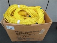 MISC. YELLOW NYLON ROPE - VARIOUS LENGTHS
