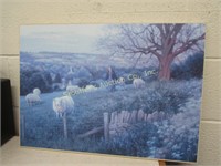 Picture of children and sheep
