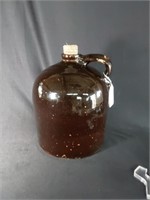 Antique Stoneware Mooneshine/Whiskey Brown Jug