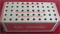 $25 N.F. String & Son Box - Uncirculated Pennies