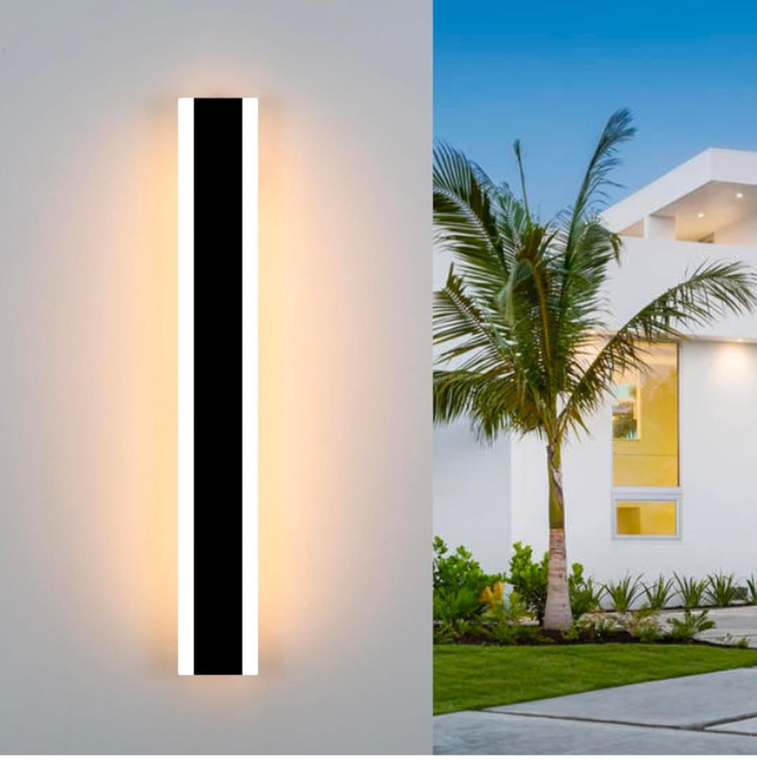 ($95) Outdoor Wall Light Fixtures Modern Long LED