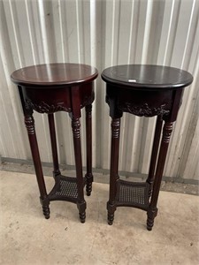 MATCHING LAMP /  PLANT STANDS