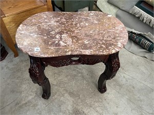 MARBLE TOP END / COFFEE TABLE