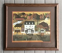 Charles Wysocki Print Autumn New England Village