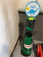 61" TALL NOVELTY METAL SINCLAIR GAS PUMP