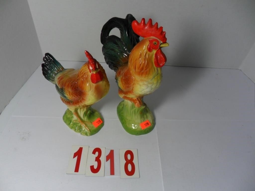 July 2024 Collectible Flower Pots and Figurines -McCoy, Hull