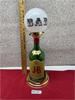 J & B Scotch Bottle Bar Lamp