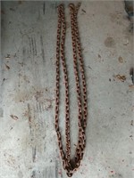 20 ft 3/8" chain with one hook
