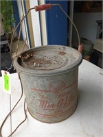 Galvanized Frabill's Min-O-Life bucket