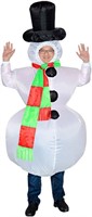 NEW $56 Inflatable Xmas Snowman Costume
