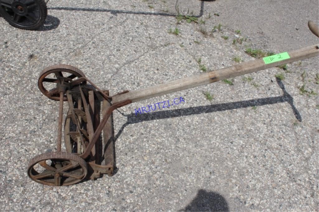 Vintage Push Reel Mower