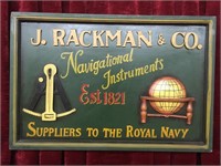 J. Rackman & Co 3D Wood Sign