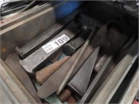 Drawer of Assorted Chisels, Steel, Wedges