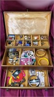 Jewelry Box filled w Costume