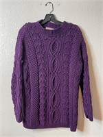 Vintage International Express Purple Cable Knit