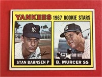 1967 Topps Bobby Murcer Rookie Card Yankees