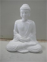 14" Tall Ceramic Praying Buddha