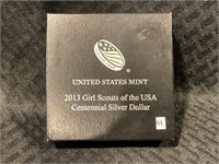 2013 GIRL SCOUTS OF THE USA CENTENNIAL SILVER