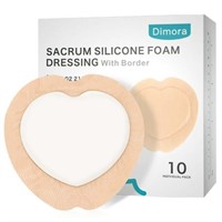 7 x 7  Dimora Wound Dressing Sacrum Foam 7x7 Silic