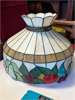 vintage  Stained Glass Hanging Lamp Shade