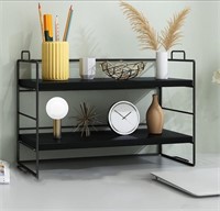 (New) 2-Tier Adjustable Desktop Organizer Shelf,