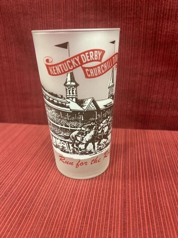 1965 Official Kentucky Derby Mint Julep Glass