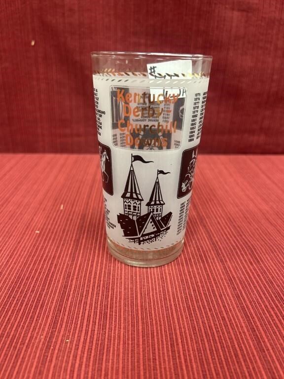 1967 Official Kentucky Derby Mint Julep Glass