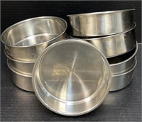 Stainless 6in Round Baking Pans *bidding 1x8