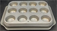 Assorted Brand 12-Cup Cupcake Baking Pans