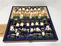 Hang On Ivory Chess Set in Box