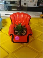 Red chair plant