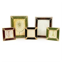 (5) Group of Jay Strongwater Miniature Frames