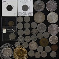 US Coins Remainders Lot - Silver