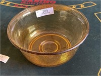 GE Amber Pebbled Texture Mixing Bowl