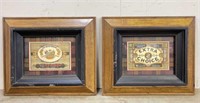 Pair of Framed Cigar Advertisements