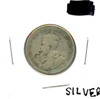 1936 Canadian Silver Quarter
