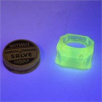 Ring Glows under black light, Antique Save Sample