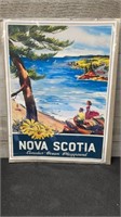 Vintage Print Of Nova Scotia Canada's Ocean Playgr