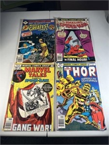 4 Vintage Marvel Comics Group Comic Books