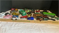 Assortment of Cars, Trains, some Hot Wheels